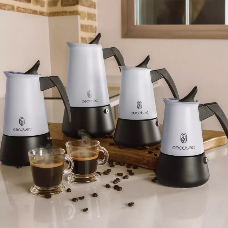 Piccolina 600, koffiezetapparaat lichtblauw/zwart, 300 ml | 6 kopjes