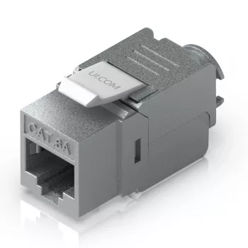 Keystone Jack Ubiquiti UACC-Keystone-Jack-C6A RJ-45 plat metallic