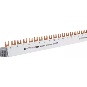 Fasesamelschiene 4p 16 mm² 54mod vork KDN451E (KDN451E)