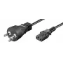 Microconnect PE1204100R stroomkabel zwart 10 m IEC 320 C13-koppeling