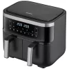 Heteluchtfriteuse Severin FR 2453 Double 3,25 L 2850 W zwart zilver