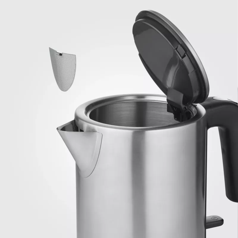 Severin WK 3489 elektrische waterkoker 1 l 2400 W zwart, zilver