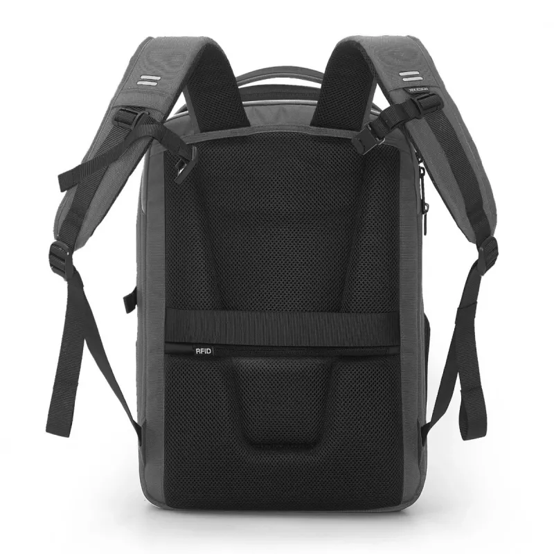 Rugzak XDDESIGN Bizz grijs P705.932 – waterafstotende, lichte stadsrugzak
