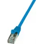 Logilink - patchkabel - RJ-45 (M) - RJ-45 (M) - 1 m - SF/UTP - CAT 5e - blauw (CP1036D)