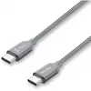 USB-kabel Nevox 1654 USB 2.0 2 m USB-C grijs zilver