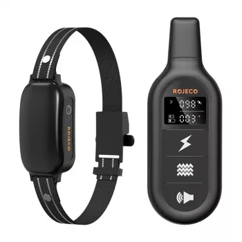 Rojeco 1000M PD521 elektronische belhalsband (zwart)