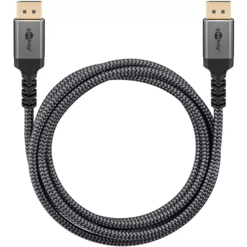 Goobay DisplayPort-kabel 2.0/2.1, 80 Gbit/s | 75685 | DisplayPort naar DisplayPort