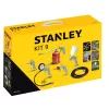 Perslucht-gereedschapset STANLEY 9045718STN, 9-delig, metaalgereedschap, spiraalslang 5 m, max. 20 bar