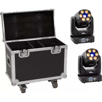 LED-lichtset EUROLITE TMH-H90 2x met koffer en wielen