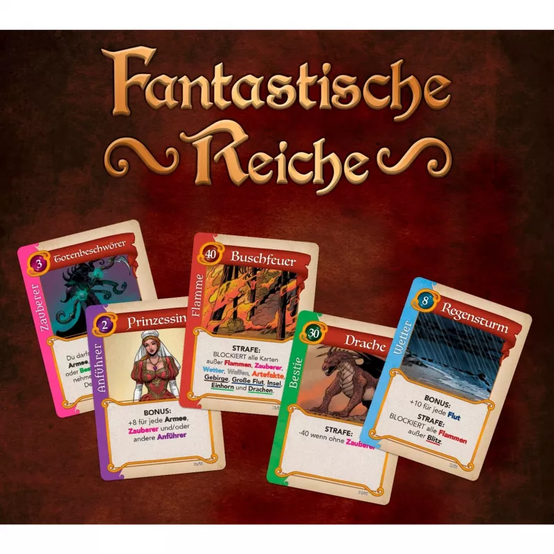 Fantastische Reiche, kaartspel