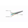 Patchkabel Cat.6 koper UTP 10m grijs
