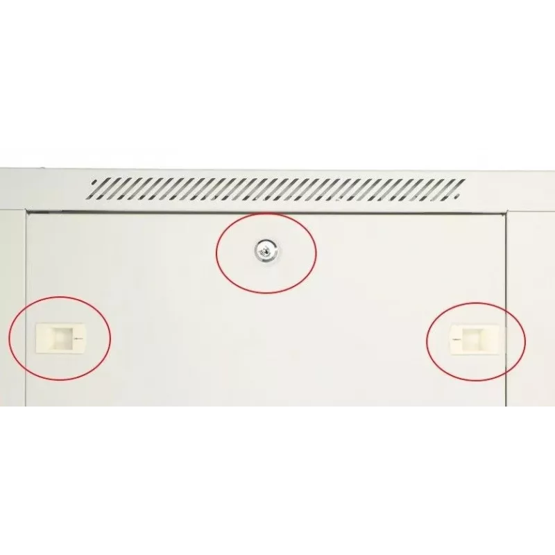 Extralink Rackmount-kast 12U 600x450 ASP grijs wandgemonteerd, metalen deur