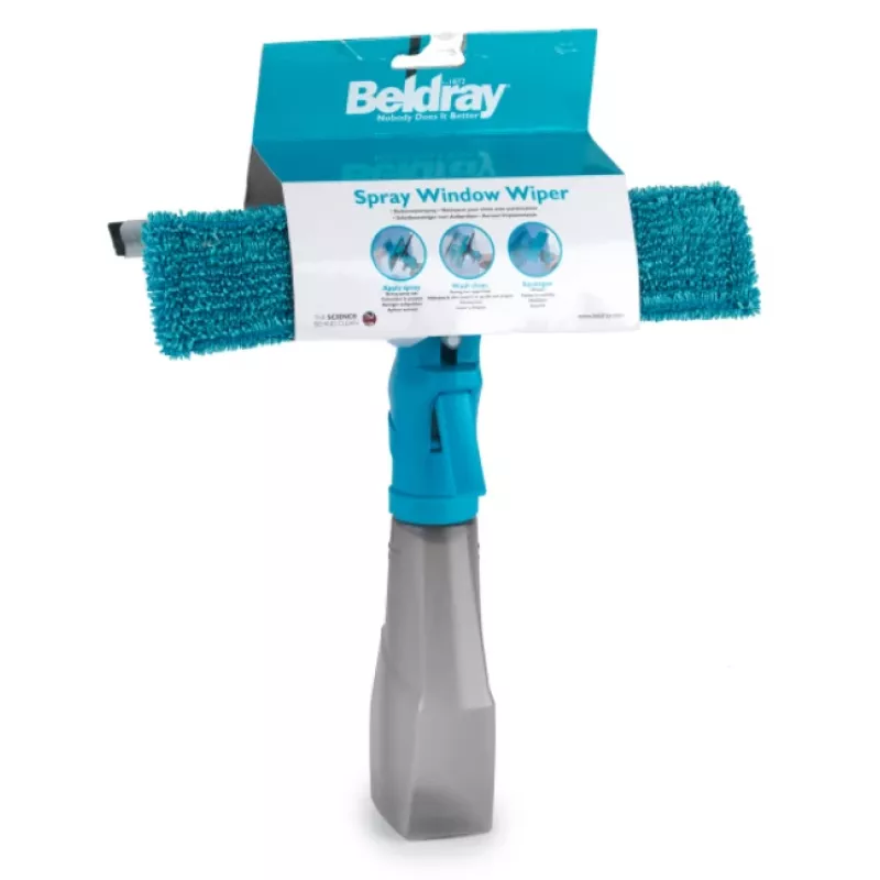Beldray LA024275TQEU7 2-in-1 raamreiniger spray – spuit- en trekkerhulp