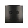 Extralink Rackmount-behuizing 6U 600x600 AZH zwart wandgemonteerd, kantelbaar