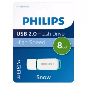 Philips FM08FD70B USB-flashstation 8 GB USB Type-A 2.0 turquoise, wit