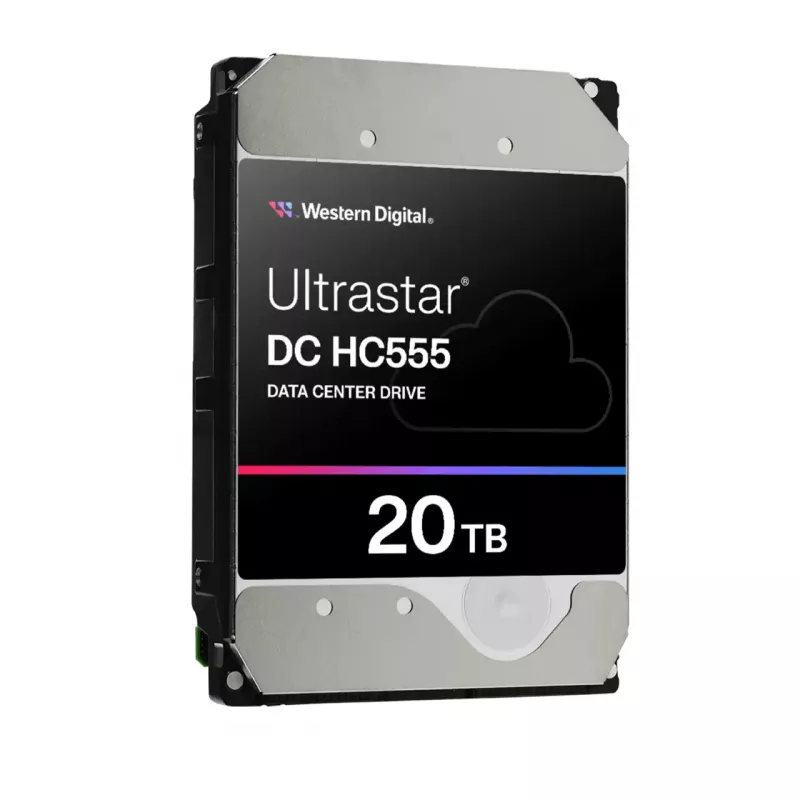 WD Ultrastar DC HC555 - harde schijf - datacenter - 20TB - intern - 3,5 (8,9 cm) - SAS 12Gb/s - 7200 rpm - buffer: 512MB (0B47749)