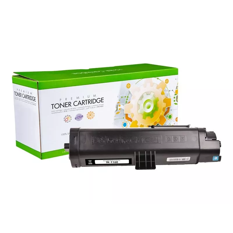 STATIC tonerpatroon compatibel met Kyocera TK-1160 zwart compatibel 7.200 pagina's