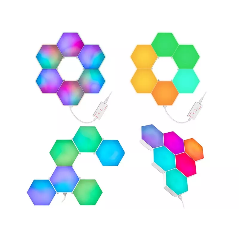 Inbouw RGB LED-paneel TRACER Smart Hexagon Tracer 47256 Ambience TRAOSW47256