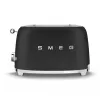 Toaster Smeg 50's Style TSF01BLMEU 2 sneetjes zwart roestvrijstaal