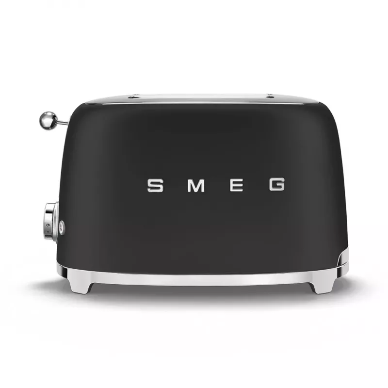 Toaster Smeg 50's Style TSF01BLMEU 2 sneetjes zwart roestvrijstaal