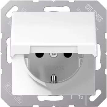 Inbouwdoos JUNG AS 1520 BFKL WW Type F wit voor inbouwmontage