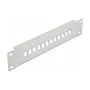 Glasvezel patchpaneel DeLOCK 10 inch 12 poorten SC simplex LC duplex 1U grijs