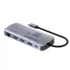 UNITEK actieve hub USB-C 10GBPS,M.2,HDMI, PD 100W