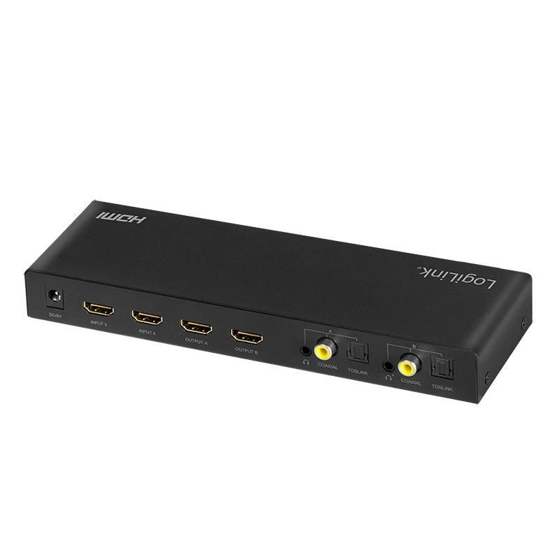 HDMI-switch 4x2-poorts 4K/60Hz