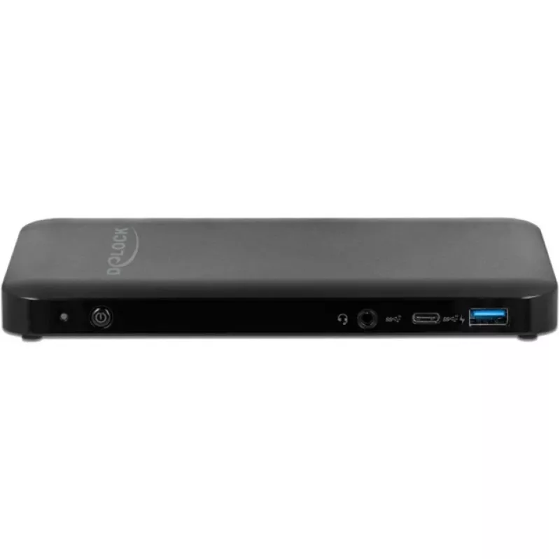 Delock USB Type-C DP 1.4 Dockingstation 4K – Dockingstation – USB-C 3.2 Gen 2 – HDMI, DP – 1GbE – 85 Watt (87746)