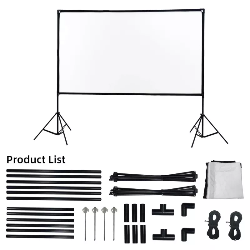 Extralink Opvouwbaar projectiescherm 100 PSF-100, 16:9, 220x125cm, wit