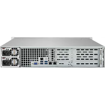 Supermicro SuperChassis 825TQC-R802WB 2U rack-serverbehuizing, 800 W, zwart