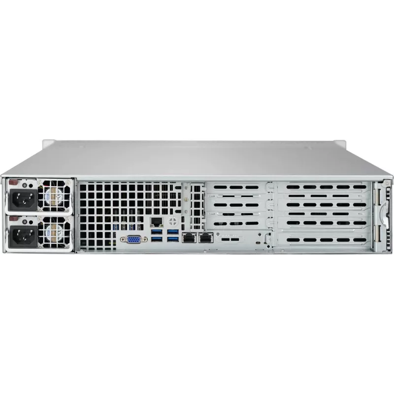 Supermicro SuperChassis 825TQC-R802WB 2U rackserverbehuizing, 800 W, zwart