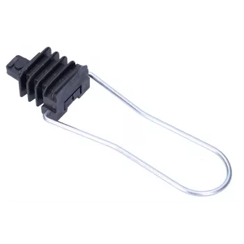 Glasvezel-kabelhouder Extralink AC-12 voor 2–24 vezels, max. bundel-Ø 1,2 cm, ABS en metaal, zwart