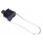 Glasvezel-kabelhouder Extralink AC-12 voor 2–24 vezels, max. bundel-Ø 1,2 cm, ABS en metaal, zwart