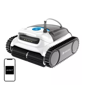 Bedrade zwembadreinigingsrobot Wybot M1C met efficiënte zuigkracht en eenvoudige navigatie