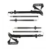Trekkingstokken Leki Sherpa FX verstelbaar 120–140 cm, zwart