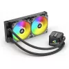 CPU-waterkoeler Sharkoon S50 ARGB, zwart