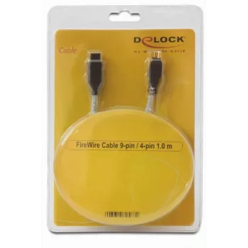 FireWire A/B-kabel DeLOCK 82588 1,0 m grijs