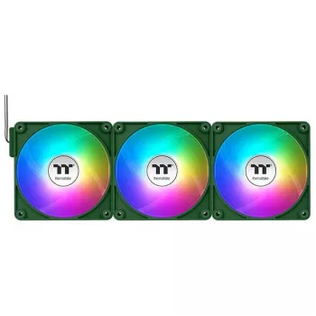 Thermaltake CT140 EX Reverse ARGB Sync ventilator 14 cm Racing Groen 3 stuks
