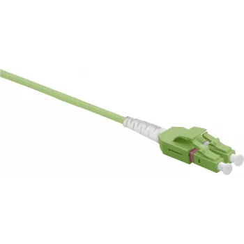 Glasvezel-patchkabel Helos glasvezel-patchkabel Uniboot LC/LC duplex 50/125µm OM5 10,0m groen