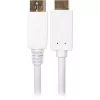 Sharkoon adapterkabel DisplayPort 1.2 > HDMI 4K wit 3 meter