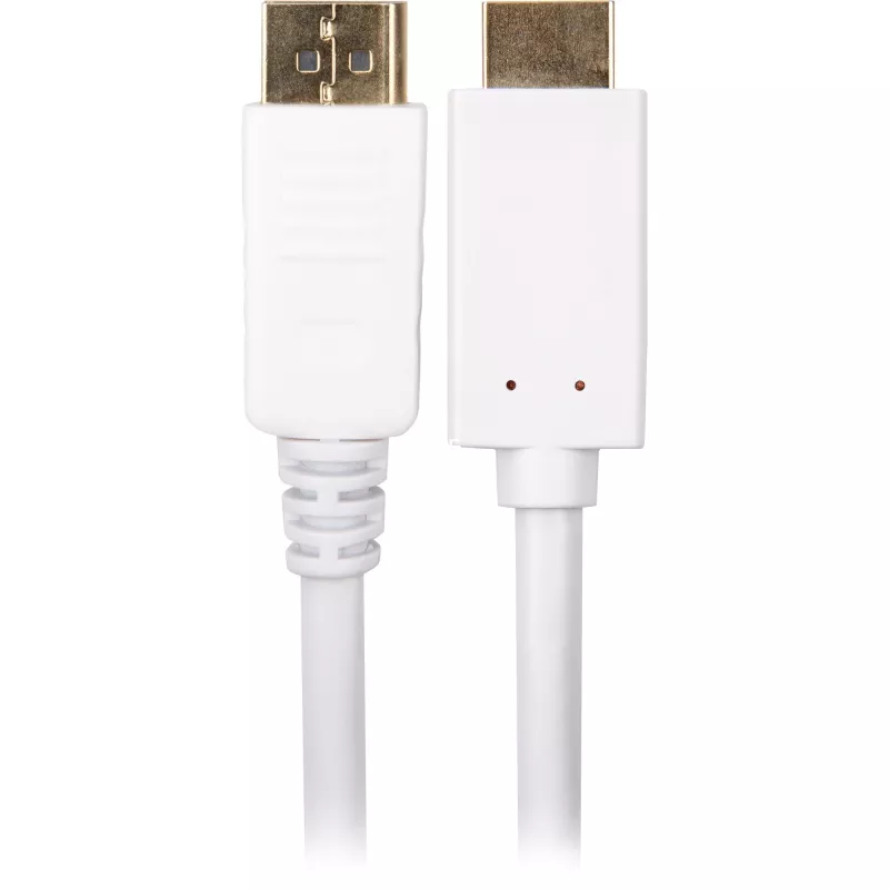 Sharkoon adapterkabel DisplayPort 1.2 > HDMI 4K wit 3 meter