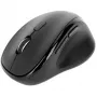 Manhattan ergonomische draadloze muis, rechtshandig, instelbaar 800/1200/1600 dpi, 2,4 GHz (tot 10 m), zes knoppen met scrollwiel, combo-USB-A- en USB-C-ontvanger, zwart, AA-batterij (meegeleverd), drie jaar garantie