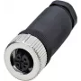 Phoenix SACC-M12FS-4CON-PG7-M M12 zwart - roestvrijstalen draadverbinder (1681127)