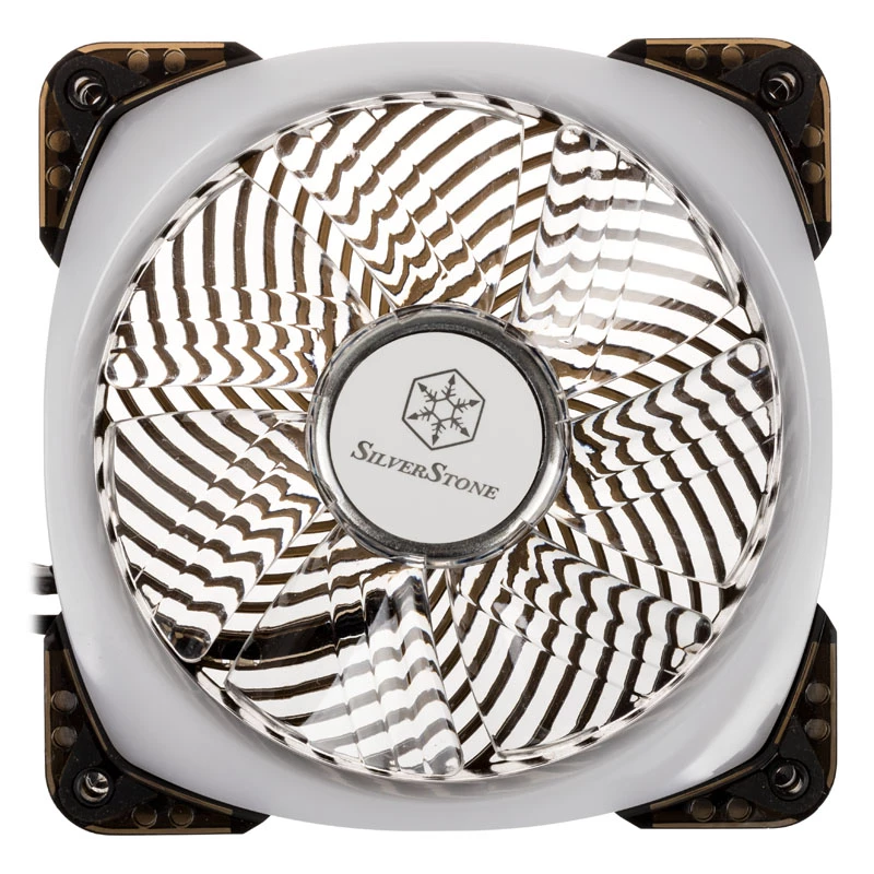 SilverStone SST-AP124-ARGB 120mm ARGB behuizingsventilator - zwart