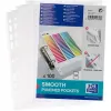 Oxford 400025671 showtassen A5, PP 0,06 mm, helder, bovenaan open, euro-geperforeerd, 100 stuks