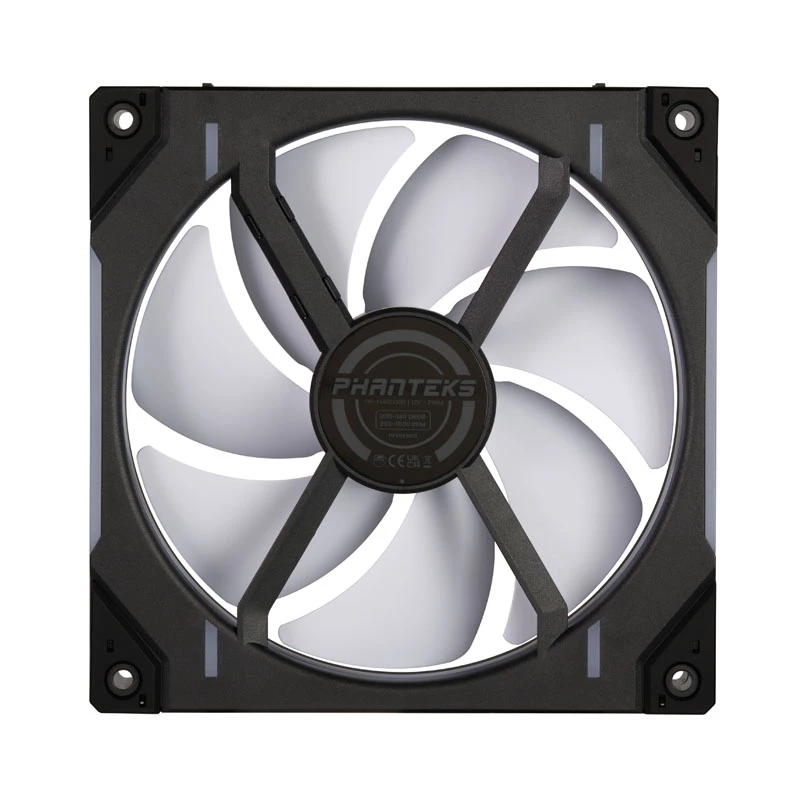 Phanteks D30-140 PWM Reverse Airflow D-RGB behuizingsventilator, 140 mm, zwart