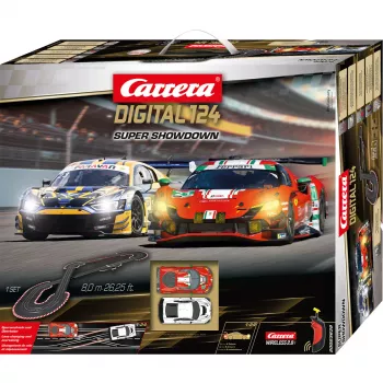 Slotcar-racebaan CARRERA DIGITAL 124 Super Showdown – schaalbaar digitaal 1:24-systeem