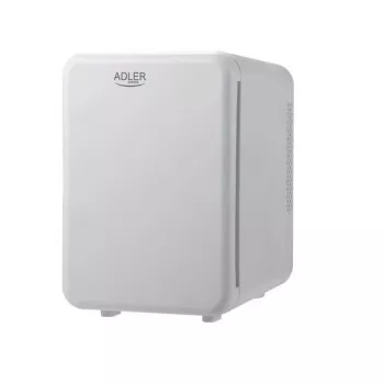 Minikoelkast Adler AD 8084G — compact grijs 12V/230V, 4 L inhoud, draagbaar, deur rechtsdraaiend