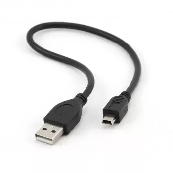 Gembird USB 2.0 A naar mini-USB-M-stekker kabel 0,3 m grijs